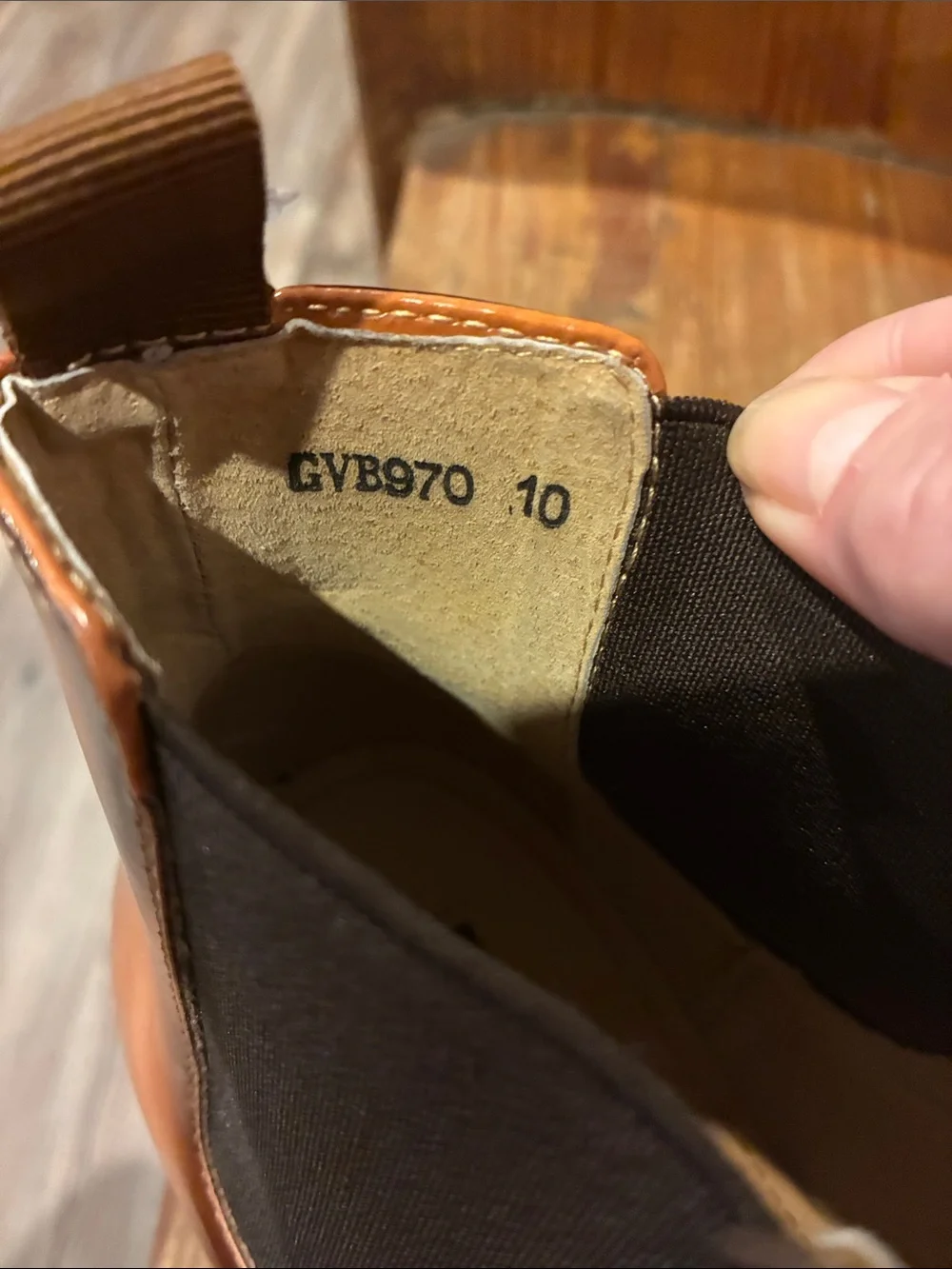 Gino Vitale Two-Tone Brown Leather & Suede Chelsea Brogue Boots - Sz 10